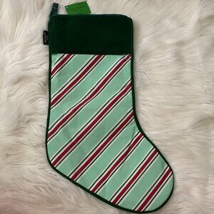 KATE SPADE Luna Stripe Christmas Stocking